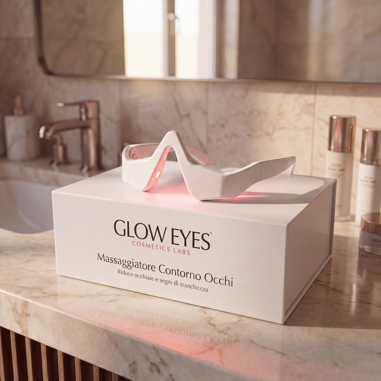 Glow Eyes™ Massaggiatore Occhi con Luce Rossa