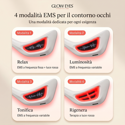 Glow Eyes™ Massaggiatore Occhi con Luce Rossa